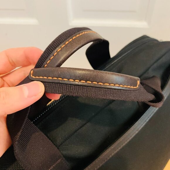 $525 TUMI Alpha Black Ballistic Nylon Briefcase - Picture 10 of 14